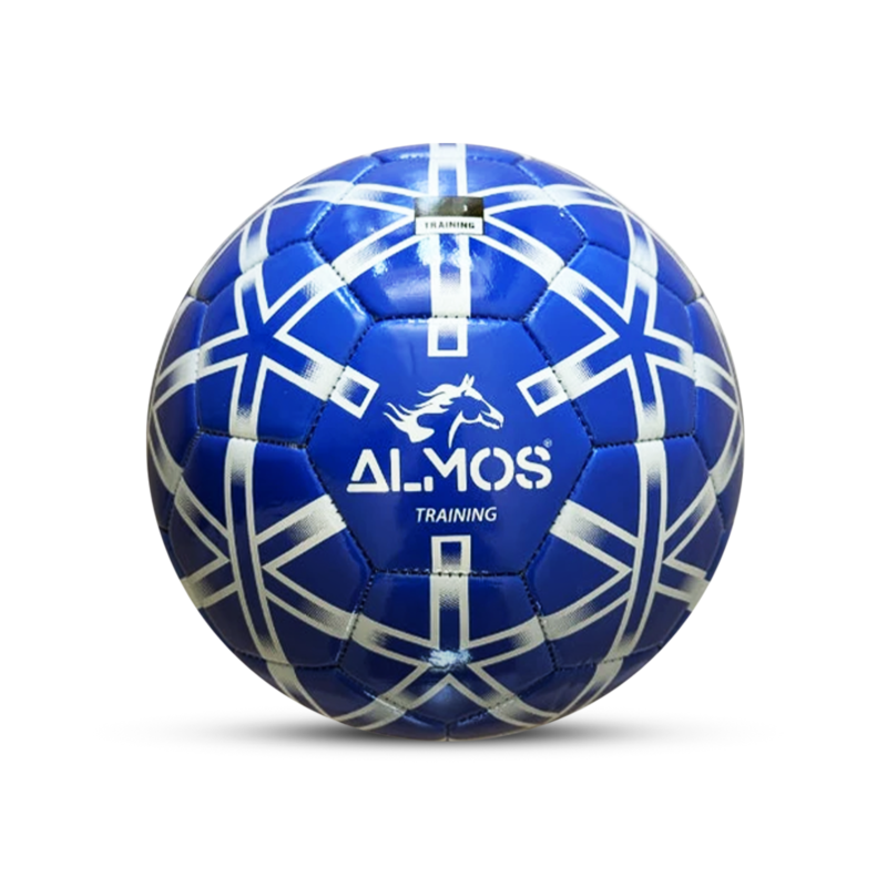 Almos Training PVC Football – Size 4 & 5 | Blue, Red & Pink